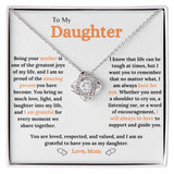 Mom To Daughter | Love Knot Necklace - AlexEcomStore