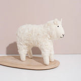 Hand Felted White Sheep