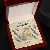 Old Lion | Dad to Daughter Love Knot Necklace