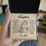 Old Lion | Dad to Daughter Love Knot Necklace