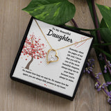 To My Beautiful Daughter | Forever Love Necklace