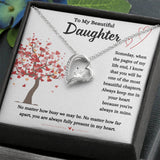 To My Beautiful Daughter | Forever Love Necklace