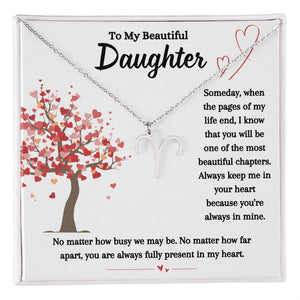 To My Beautiful Daughter | Zodiac Sign Necklace - AlexEcomStore