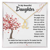 To My Beautiful Daughter | Zodiac Sign Necklace - AlexEcomStore