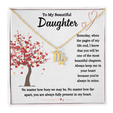 To My Beautiful Daughter | Zodiac Sign Necklace - AlexEcomStore