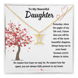 To My Beautiful Daughter | Zodiac Sign Necklace - AlexEcomStore