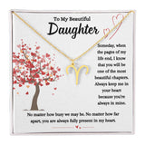 To My Beautiful Daughter | Zodiac Sign Necklace - AlexEcomStore