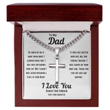 To My Dad | Cuban Chain With Cross