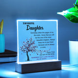 To My Daughter | Acrylic Night Light