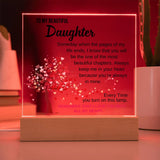 To My Daughter | Acrylic Night Light