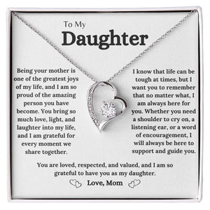 To My Daughter | Forever Love Necklace - AlexEcomStore