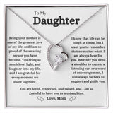 To My Daughter | Forever Love Necklace - AlexEcomStore