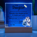 To My Daughter | Old Lion Night Light