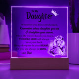 To My Daughter | Old Lion Night Light