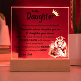 To My Daughter | Old Lion Night Light