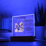 To My Wife | Acrylic Night Light Decoration