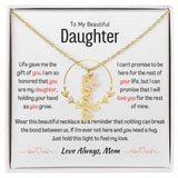 Vertical Name Daughter Necklace - AlexEcomStore