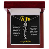 Wife | Flower Name Necklace