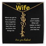 Wife | Flower Name Necklace - AlexEcomStore